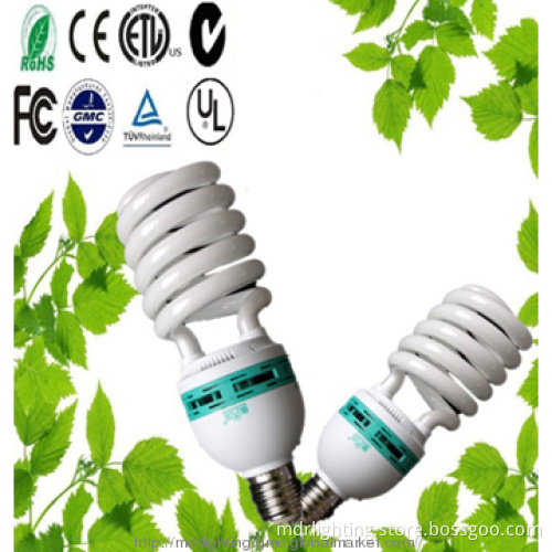 100W half spiral CFL high power energy saving lamp